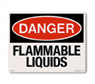 Danger falmmable Liquids