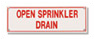 Open Sprinkler Drain